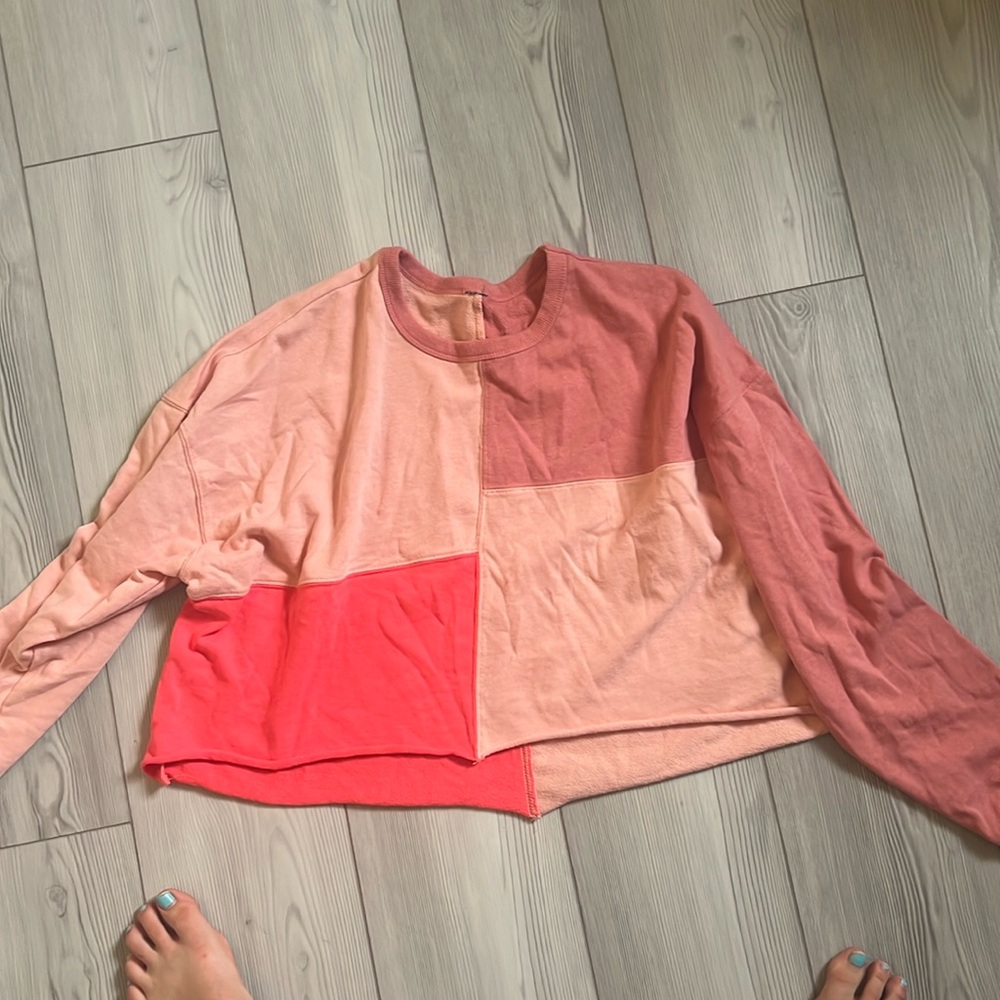 Pink sweatshirt